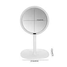Specchio Cosmetico Vanity Specchio Specchio di Trucco di ingrandimento LED Portatile di induzione Specchio da Toilette
