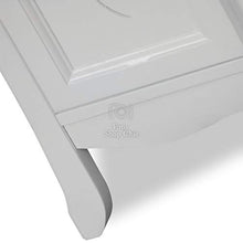 Shop Chic Arredo bagno 65 cm base con lavabo bombato in legno bianco