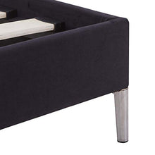 SKM Giroletto Nero in Tessuto 90x200 cm