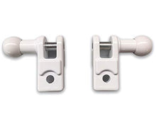 Set di supporto per ringhiere da balcone (bianco)