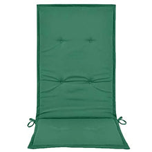 vidaXL 4X Cuscini per Sedie da Giardino Verdi 120x50x3 cm Coprisedia Copertura