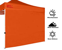 MasterCanopy - Gazebo istantaneo, pannelli laterali per gazebo da 3 x 3 m, 1 confezione (3 x 3 m, arancione)