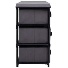 FAMIROSA Armadietto con 6 Cassetti 55x29x55 cm Grigio in Acciaio