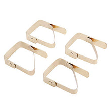 Changor - Clip per tovaglia, in acciaio inox, resistente alla ruggine (oro)