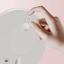 Bxiaoyan Specchio cosmetico Multi-funzione LED Protezione Ambientale Migliorata ABS Materiale Specchio for Il Trucco Intelligente Interruttore Tattile 5 Volte Lente Di Ingrandimento Cremagliera Funzio