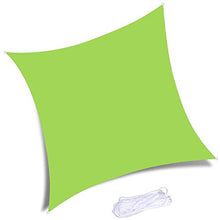 YTQ Tendalino per Parasole A Vela con Corda Rettangolo Sabbia Resistente Ai Raggi UV per Uso Commerciale Patio Impermeabile Blocco Tenda da Sole Dimensioni: (2,5 * 3 M)(Color:Verde)