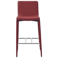 SKM Set da Bar 5 pz in Similpelle Rosso Vino G