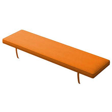ZINN - Tappetino per panca in legno e metallo, per interni ed esterni, con rivestimento rimovibile, spessore 5 cm