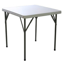 Blue Ravine Tavolo Pieghevole, Acciaio, Bianco, 2ft 10in