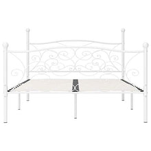 SKM Giroletto con Doghe Bianco in Metallo 140x200 cm (22kg)
