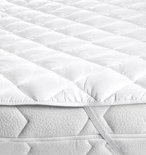 Tata Home Topper Materasso Trapuntato a Quadri Coprimaterasso Imbottito con Elastici Misura Matrimoniale cm 180x200