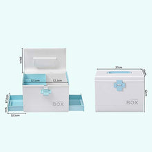aoory, kit di pronto soccorso multifunzionale per medicine e medicine Viola
