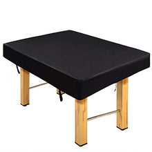 Bicaquu Copertura per Biliardo, Copertura per mobili Antipolvere, Tessuto Oxford 210D Leggero per Patio Esterno(Black)