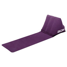 IGGI - Cuscino Lungo con Schienale rialzato, Modello Sedia a Sdraio, per Campeggio e Giardino, Colore: Viola
