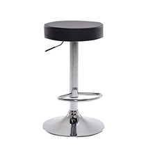 Set di 2 sgabelli rotondi da bar da cucina e bar, per colazione, colore: grigio