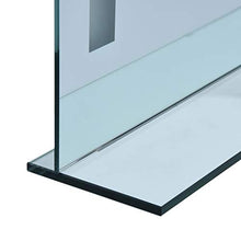Festnight Specchio da Parete a LED per Bagno con Ripiano 50x70 cm/60x100 cm Rettangolare Classico Semplice Argento Specchio da Bagno Specchio da Toeletta