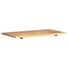 FAMIROSA Piano per Lavabo Bagno in Massello di Acacia 100x55x2,5 cm