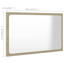 vidaXL Set Mobili da Bagno 2 pz Rovere Sonoma in Truciolato