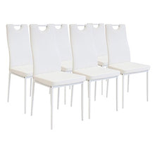 Albatros 2915 Salerno Set di 6 sedie da Pranzo, Bianco