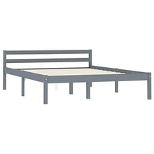 SKM Giroletto con 2 Cassetti Grigio in Massello di Pino 120x200 cm (28.23kg)