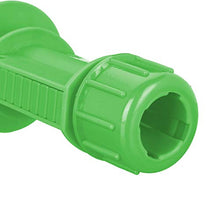 Relaxdays Picchetto per Ombrellone, con Manici, Supporto per Stendino, 19-32 mm, Campeggio, Spiaggia, Plastica, Verde