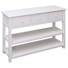 FAMIROSA Credenza Bianca 115x30x76 cm in Legno