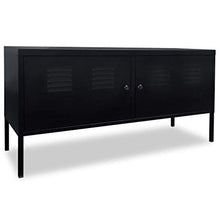 vidaXL Mobile Porta TV 118x40x60 cm Nero Staffa Mobiletto Sostegno Televisore