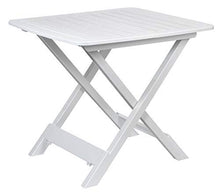 ACT - Tavolo da campeggio pieghevole, in plastica, 43 x 45 x 50 cm, colore: Bianco