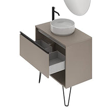 Amizuva Yoko Top Mobile da bagno, in legno, 80 cm, 4 pezzi