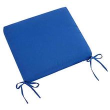 Nobran - Set di 4 cuscini quadrati da interni o esterni, con cerniera, 50,8 cm, resistenti allo sbiadimento e alle macchie Blu