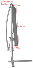 Jet-line - Copertura per ombrellone Pamplona Bordeaux