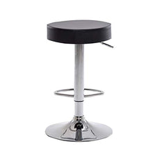 Set di 2 sgabelli da bar, altezza regolabile (60 – 80 cm) per sala da pranzo, bistrot, bar, colore: grigio