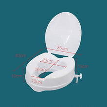 HKD Rialzo per WC con Coperchio Plastica Universale Aiuto Water