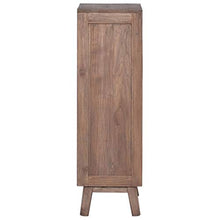 vidaXL Credenza con 5 Cassetti 40x30x100 cm in Legno Massello di Teak
