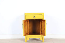 Yajutang Comò cinese in legno massiccio, giallo