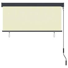 Tenda a rullo per esterni, 140 x 250 cm, color crema