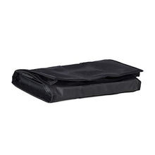 Relaxdays Vassoio Divano da Bracciolo, 6 Tasche Porta Telecomando, Poliestere, Nero, 22 x 18 x 31 cm