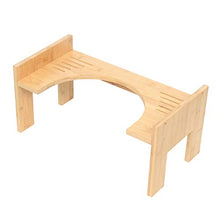 Fetcoi Sgabello WC in legno moderno pieghevole Squatty Potty Sedia WC per adulti e bambini