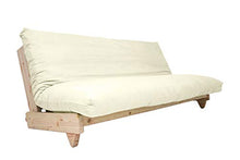 Futon On Line Divano Letto Zúrich, Naturale, Copertina Ecru, 200 x 140 cm.