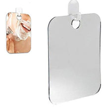Shenruifa - Specchio da trucco anti-appannamento, per bagno e donna, con gancio per rasoio