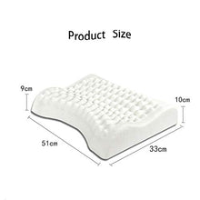 QYS Cuscino ergonomico in Memory Foam, Cuscino Ortopedico, Cuscino Memory Lavabile Morbido con Supporto di Contorno, Massaggio cervicale,4
