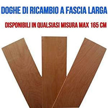 DOGHE Larghe per Ricambio 1650x170mm Matrimoniale