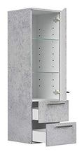 Set di mobili da bagno OPTIMO 80cm (5 pezzi) grigio cemento