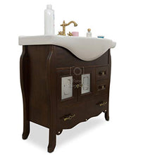 Shop Chic Mobile Bagno 85mm Arte povera Completo di specchiera con pensile