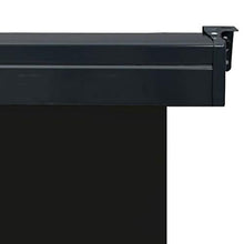 vidaXL - Tenda da sole laterale per balcone, 80 × 250 cm, colore: Nero
