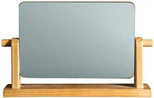 Specchio di Trucco Desktop Mirror Semplice di Legno Solido Specchio da Toilette Portatile in Legno Desktop Mirror Beauty