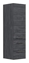 Set di mobili da bagno OPTIMO 80cm (5 pezzi) grigio grafite