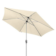 Doppler Active Auto Tilt 320 - Ombrellone a manovella, Ideale per terrazze e Giardini, Pieghevole, ca. 320 cm- Naturale