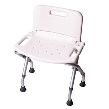 ONVAYA® sgabello da bagno 150kg | sgabello da doccia | sedile da doccia | sedia da doccia | bianco con schienale