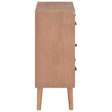 FAMIROSA Credenza con 5 Cassetti Marrone 60x30x78 cm in MDF